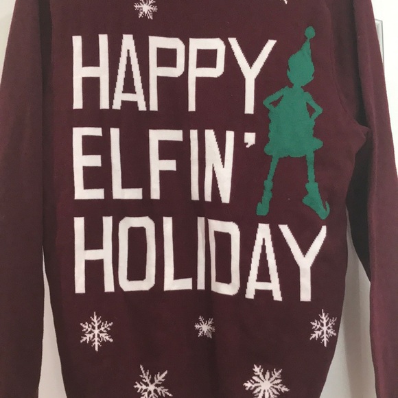 Happy Elfin Holiday Sweater 